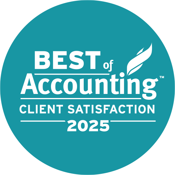 2025 Best of Accounting Client Satisfaction Award Logo