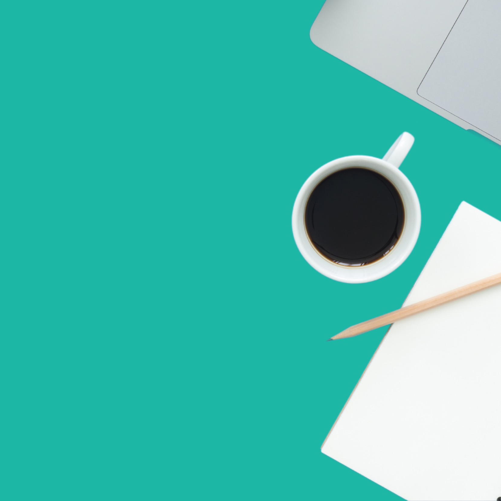 picture of coffee cup and laptop