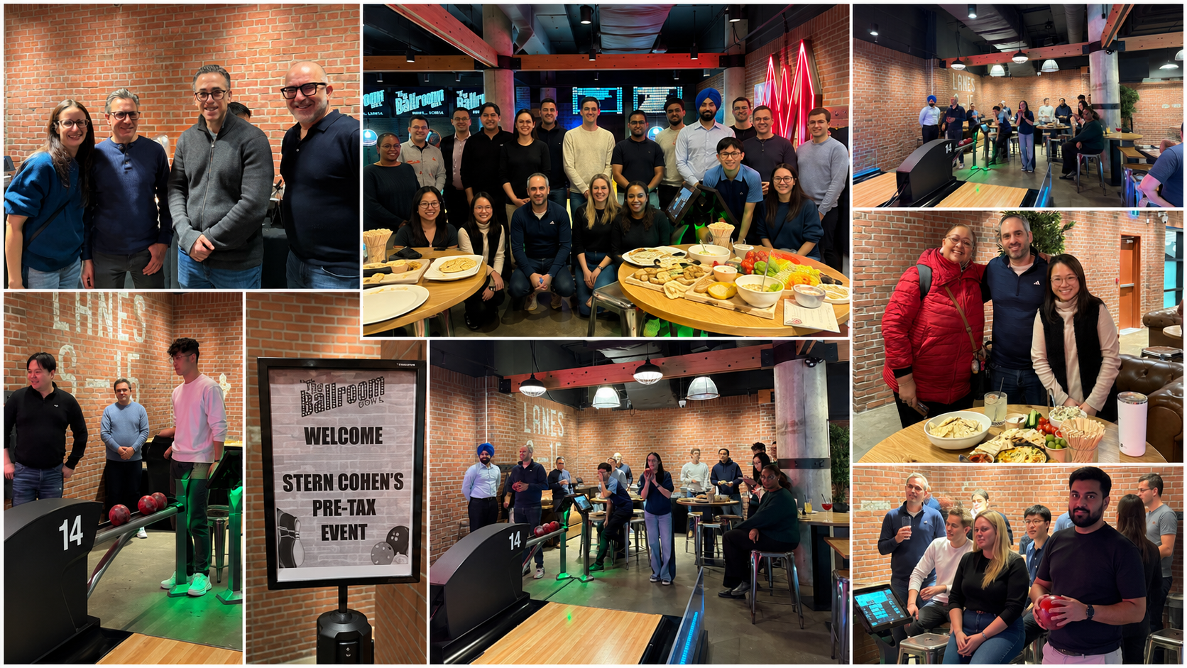 Photos from our 2026 tax season social out at the bowling alley